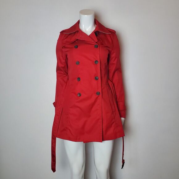 Banana Republic Red Trench Coat - Picture 7 of 14
